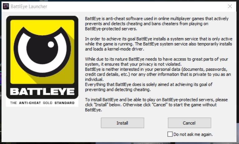 Battleye launcher Unturned